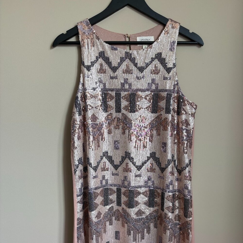 Sequinned Mini Dress